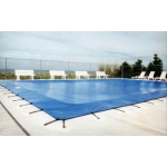 Capa para Piscina América 7x5 + 28 LonaFlex 20cm + 28 LonaFix Proteção